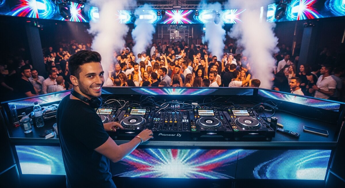 DJ actuando