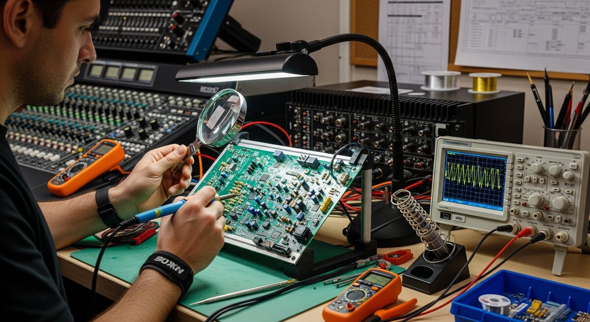 Reparación de electrónica