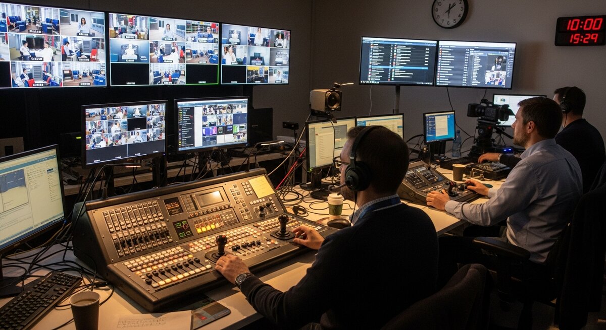 Control de vídeo y realización profesional